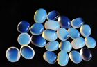 250 Cts Natural Yellow Opal Blue Fire Extremely Rare Cab Certified Gemstone Lot
