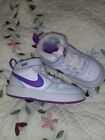 Toddler Girls Nike Court Borough Shoe Size 8c Purple/White