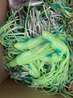 100 PCS Bulk Lot of Fishing Lure Skirts Octopus and Cone Skirts 10 to 13 Inch