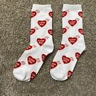 Human Made Socks Red Hearts Like New Size L Large