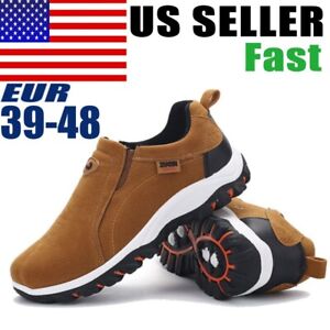 Men's Slip on Sports Outdoor Sneakers Trainers Casual Running Hiking Shoes Size