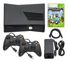 Xbox 360 Console S 4GB to 500GB + Pick Wired Controllers & Minecraft + US Seller