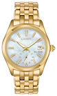 Citizen Eco-Drive Corso Women's Textured Dial Gold Watch 36MM EV1032-51D