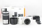Sony Alpha A6000 (Kit with 16-50mm & 55-210mm Zoom)  White Excellent+ #7576