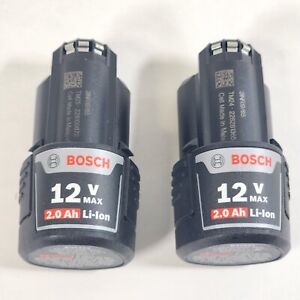 NEW - 2 Pack Bosch BAT414 12V 2AH Li-Ion Battery Batteries - FREE SHIPPING!