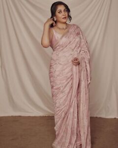New Indian Saree Sari Party Bollywood Tamanna Pakistani Designer Ethnic Wedding