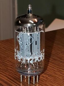 12AX7/ECC83 TELEFUNKEN Tall 17mm Smooth Plate MaxiPreamp2/TV-7 Tested