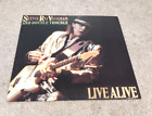 EX cond STEVIE RAY VAUGHAN 'Live Alive' Poster Flat- 12 x12 1986