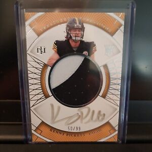 New Listing2022 National Treasures Impressions RPA Auto Patch Kenny Pickett 50/99 Rookie RC