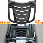 Fits 2015-2021 Ford Mustang Rear Window Louver Cover Sun Shade ABS Matte Black (For: 2021 Shelby GT500)