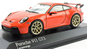 Minichamps x PH 2020 Porsche 911 992 Lava Orange GT3 1:43 Diecast Car 413069217