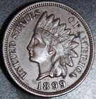 New Listing1899 INDIAN HEAD CENT -With LIBERTY & DIAMONDS - Near AU UNC
