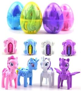 Toys for Girls Boys 3-5 5- 8 YO Kids Unicorn Birthday Party Surprise Eggs 4 Pack