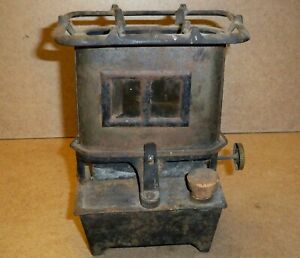 Antique M.L. Nyberg No. 1 Sad Iron Heater / Vintage Cast Iron Kerosene Stove