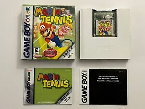 Mario Tennis (Gameboy Color 2001) CIB Complete Tested