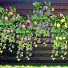 Artificial Hanging Basket Fake Morning Glory Flower Vine Home Wedding Decor Lots