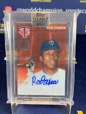 2021 Topps Clearly Authentic Rod Carew Auto /99 #54RA-RC KW