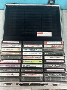 cassette tapes lot with case