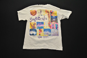 Stained VTG Genesis Tour 1992 Concert Shirt Phil Collins 90s Large L Giant 5923S