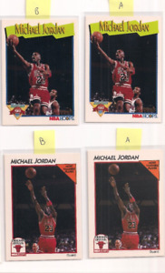 Michael Jordan 1991-92 NBA Hoops MVP Insert #5 Chicago Bulls (A)