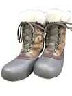 Columbia Sierra Summette Women's Size 10 Brown Lined Winter Rubber Boots