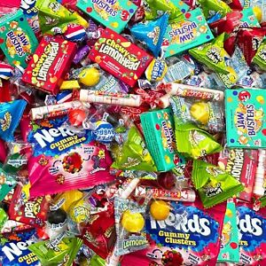 Party Candy Assortment - Smarties, Warheads, Jaw Busters, Lemonheads, Bubble Gum