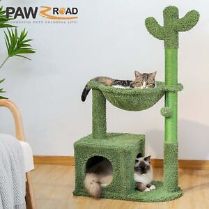 PAWZ Road Cactus Cat Tree Scratching Post Kitten Tower Condo House Bed Toys
