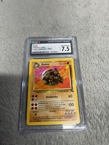 Pokémon cards graded Cgc 7.5 near mint Golem GREAT PRICE!!!