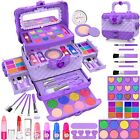 54 Pcs Kids Makeup Kit For Girls Princess Real Washable Pretend Play Cosmetic Se