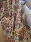 4 Pinch Pleat Long Drapery  Panels Spice Floral Lined Calico Corners