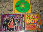 BUNDLE LOT 3 MUSIC CD'S KIDZ BOP 15 VICTORIOUS NURSERY RHYME CD KIDS CHILD TEENS