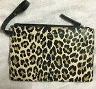 NEW Kate Spade Mya Leopard Leather Zip Pouch Wallet Cheetah Leopardo WKRU5504