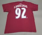 Colorado Avalanche Shirt Mens Large Gabriel Landeskog #92 Reebok Hockey NHL