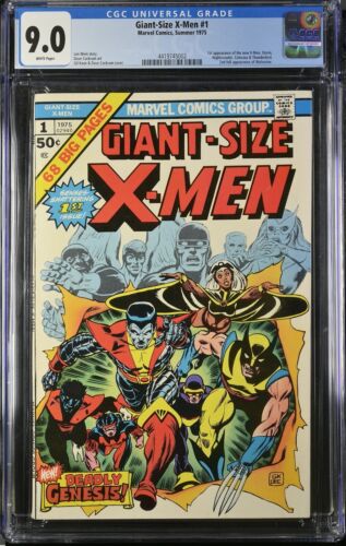 Giant-Size X-Men #1 CGC VF/NM 9.0 White Pages 1st Appearance New Team! Storm!