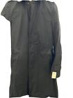 VTG Black Military Field Trench Coat All-Weather w/removable liner water repelle