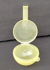 Vintage Tupperware (small) Yellow Forget Me-Not Onion Keeper
