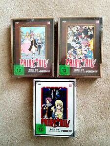 Fairy Tail TV Series Box 6,7 & 8 German & Japanese Language Episoden 125 - 203