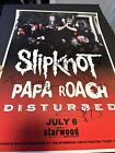 slipknot signed Concert Poster