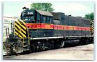 POSTCARD Iowa Interstate 600 GP38 Shortline Railroad IAIS Diesel Train B41