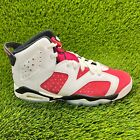Nike Air Jordan 6 Retro Womens Size 7.5 Red Athletic Shoes Sneakers 384665-106
