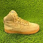 Nike Air Force 1 LV8 High Flax Womens Size 8.5 Athletic Shoe Sneakers 807617-200