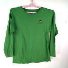 Nothing Runs Like A Deere John Deere Mens Long Sleeves Green T Shirt Size Large