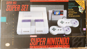 Super Nintendo Entertainment System In Box Tested/Works. Includes Original Game.