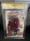 AMAZING SPIDER-MAN 1 GAMESTOP CGC 9.8 SS Signed By STAN LEE, HORN, AND SLOTT 3X!