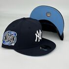 New York Yankees 9FIFTY Adjustable Snapback New Era Cap - Black - Sky Blue - NWT