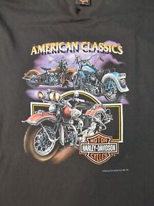 Vintage Harley-Davidson 3D emblem Fort Worth TX 1992 456 American Classics Xl