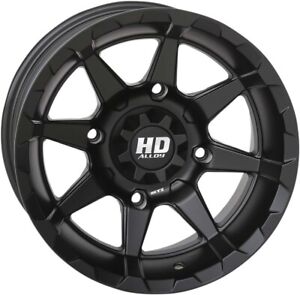 STI HD6 Alloy Wheel-14x9-4/156 Bolt Pattern-5+4 Offset-Matte Black-14HD6239