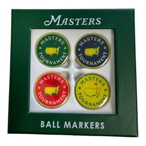 2024 Masters 4-Pack Ball Markers Set Augusta National Golf