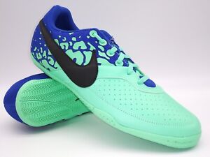 Nike Mens Rare Elastico II 580454 304 Blue Black Indoor Soccer Shoes