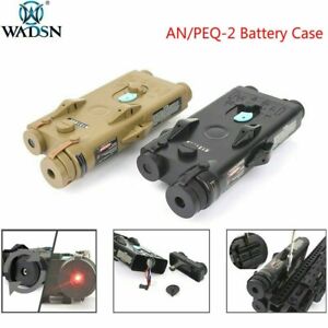 WADSN AN/PEQ-2 Battery Case Tactical Airsoft Red Laser Version Battery Box
